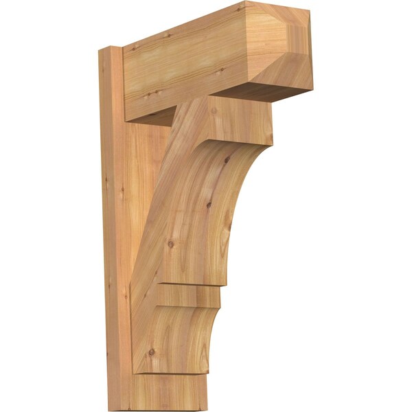 Ekena Millwork Balboa Smooth Craftsman Outlooker, Western Red Cedar, 7 1/2"W x 18"D x 26"H OUT08X18X26BOA04SWR - main
